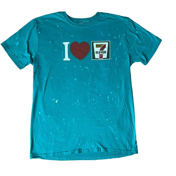 7 Eleven Retro Paint Splatter Tee - Picture 4 of 6